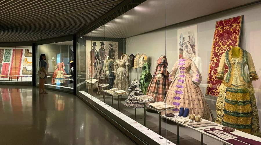 Interior del Museu tèxtil de Terrassa.