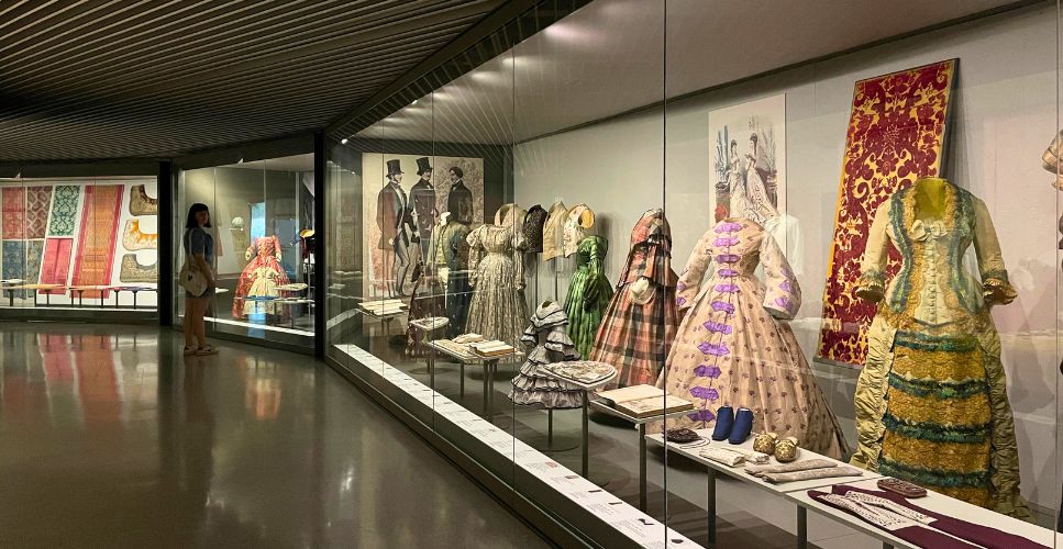 Interior del Museu tèxtil de Terrassa.