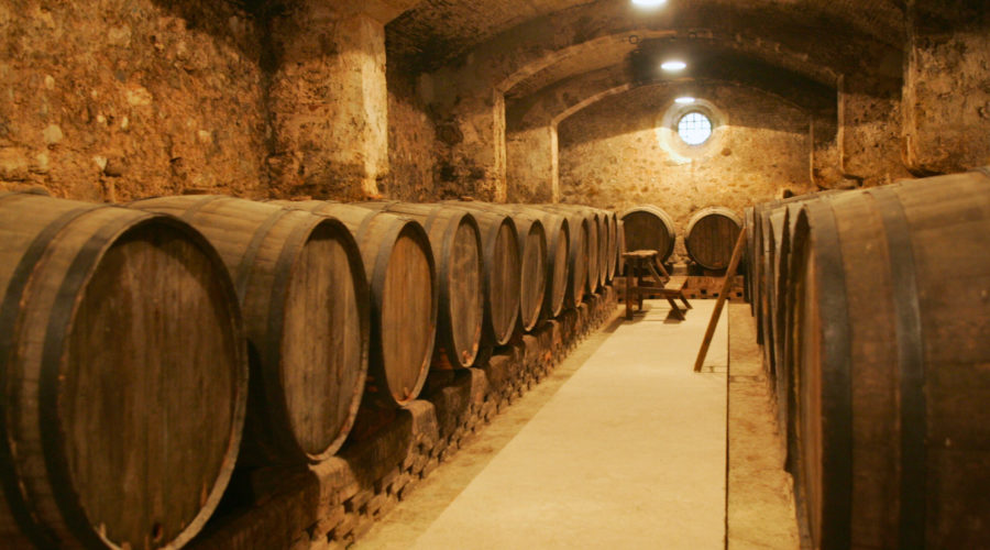 El celler de la Casa Duran de Sabadell.