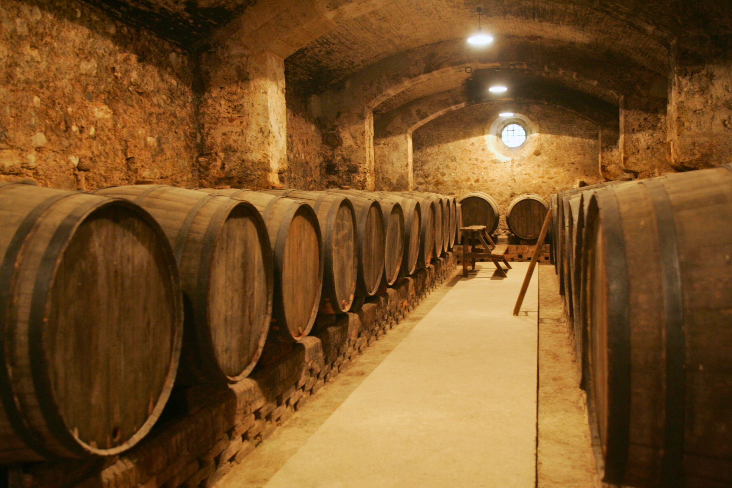 El celler de la Casa Duran de Sabadell.