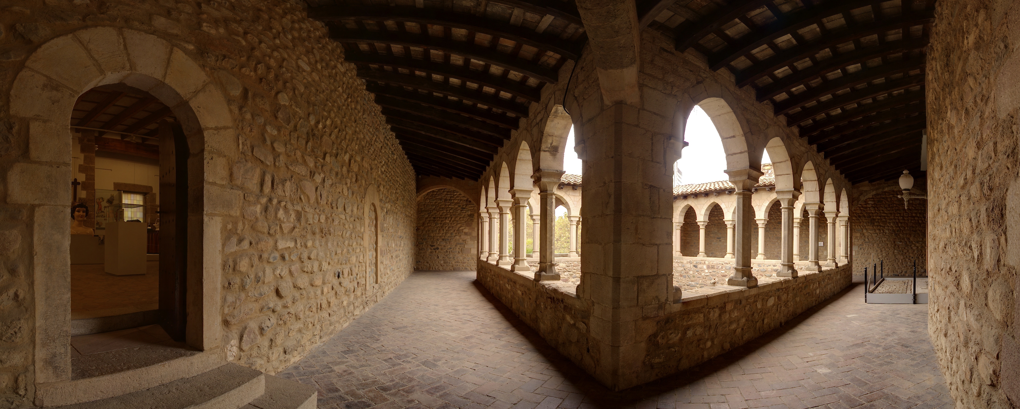 El castell cartoixa de Vallparadís a Terrassa.