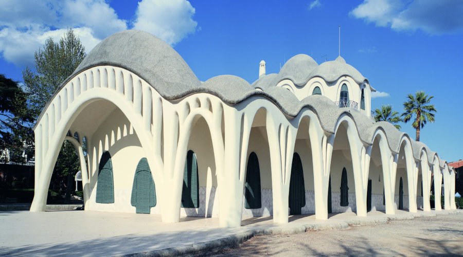 Exterior de la Masia Freixa, joia modernista de Terrassa.