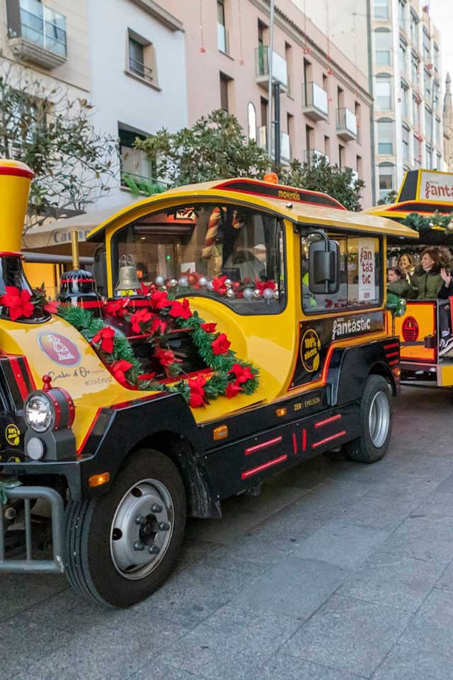241204 Viatge inaugural del Trenet elèctric Nadal (2) (1) Trenet de Nadal (Foto: Ajuntament de terrassa).
