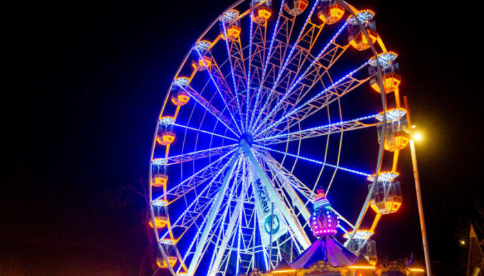 Nòria_Cerdanyola_del_Vallès_Nadal Nòria Gegant al Parc del Turonet de Cerdanyola del Vallès (Foto: Cerdanyola Comerç i Serveis).