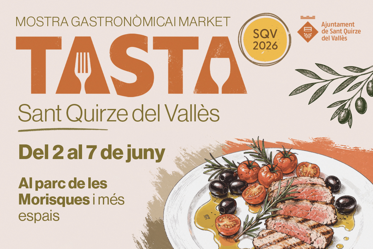 Cartell de la Fira Gastronòmica Tasta Sant Quirze del Vallès